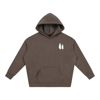 Pine Tree Oversized fleeced Hoodie