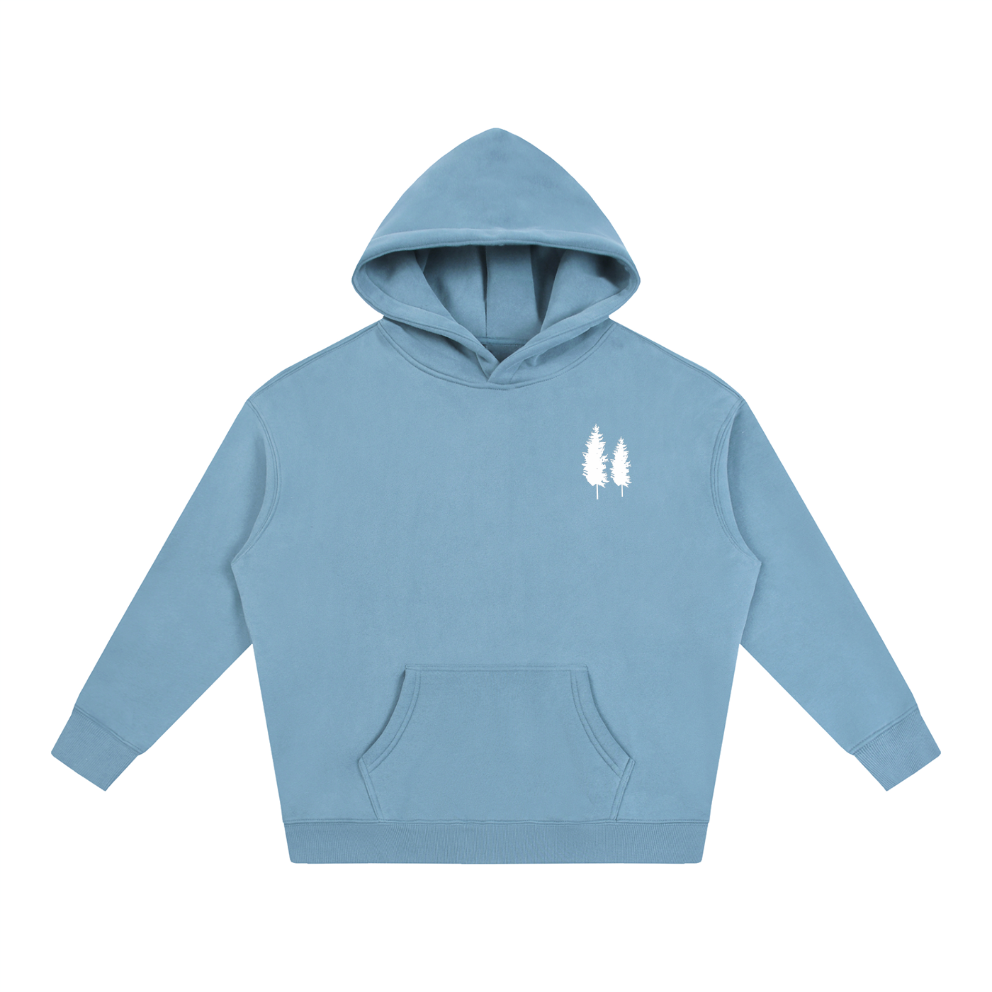 Pine Tree Oversized fleeced Hoodie